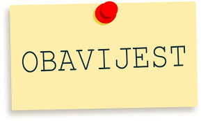 Obavijest 1 | GRDELIN BUZET